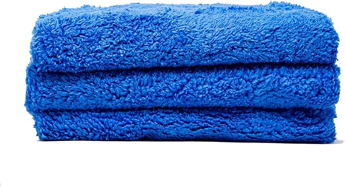 303 Products Edgeless Microfiber Towels for Car Detailing, Home Cleaning- 3 Pack Premium Reusable Edgeless Microfiber Cleaning Cloths Stitch-Free