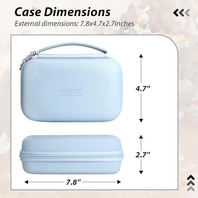 Charger Case for Macbook, Portable Tech Electronic Organizer Bag,Travel Storage Pouch for Laptop Accessories, MacBook Power Adapter, Charging Cords, USB Drives, Power Bank (Blue, XL)