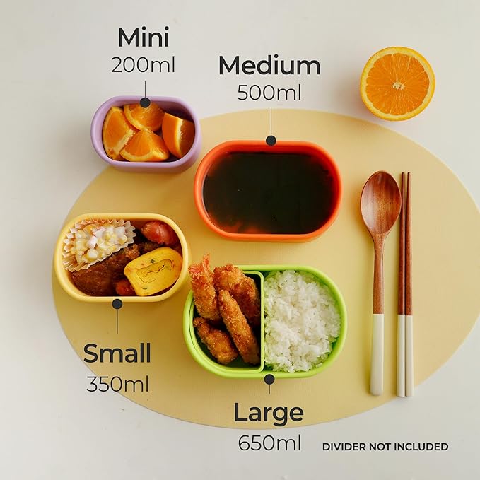 Premium Korean-Made Silicone Airtight Food Container with Steam Vent – BPA Free, Leakproof, Microwave & Freezer Safe Meal Prep. & Leftovers Storage