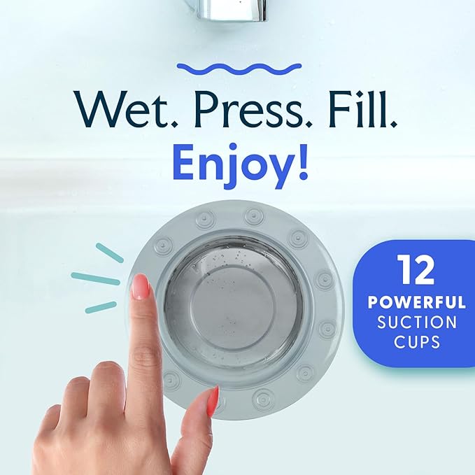 SlipX Solutions Bottomless Bath Overflow Drain Cover for Tub, Adds Inches of Water to Bathtub for a Warmer Deeper Bath, Spa Accessories, Drain Block