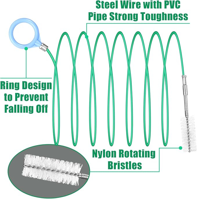Auto Sunroof Drain Cleaning Tool,197Inch Long Pipe Cleaner for Car