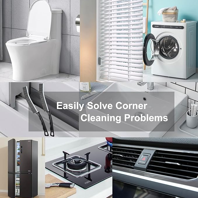 2026 Crevice Brush - 3pc - Grout Cleaning for Tiles, Kitchen, Bathroom