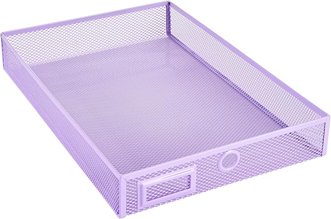 Annova Desk Organizer Wire Mesh 3 Tier Sliding Drawers Paper Sorter/Multifunctional/Premium Solid Construction for Letters, Documents, Mail, Files