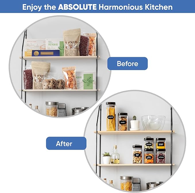 Chef's Path Airtight Food Storage Containers Set for Home Organization - 7 Piece Largest Flip Lock Set w/more Capacity