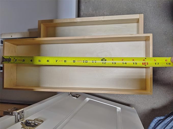 2-Tier Pull Out Drawer Organizer, Sliding Shelf Storage for Kitchen, Bathroom, Under Sink Cabinet (12" Width)