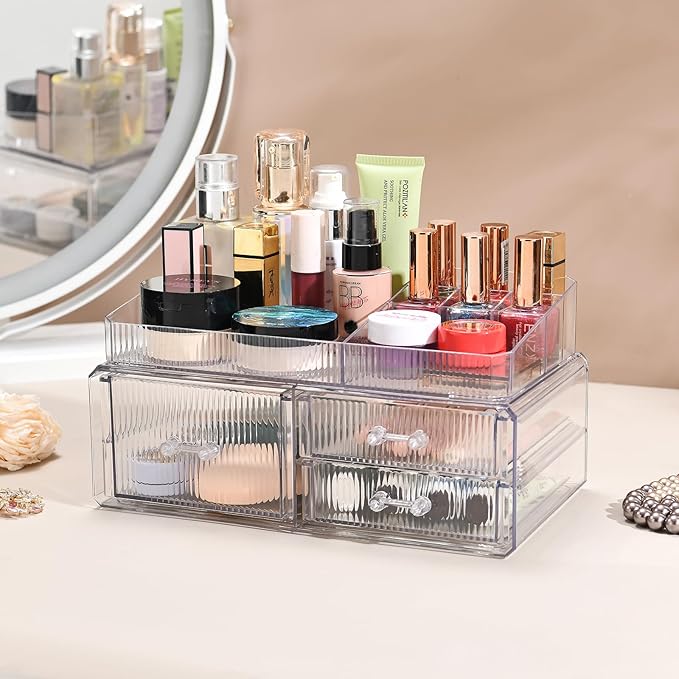 Stackable storage drawer, Cosmetics storage box