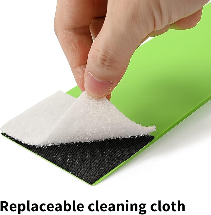 NEWISHTOOL Long Reach Auto Bulldozer Squeegee, Mini Paddle Scrubber for Window Tint Film Installing and Vehicle Windshield/Rear Window Glass Cleaning