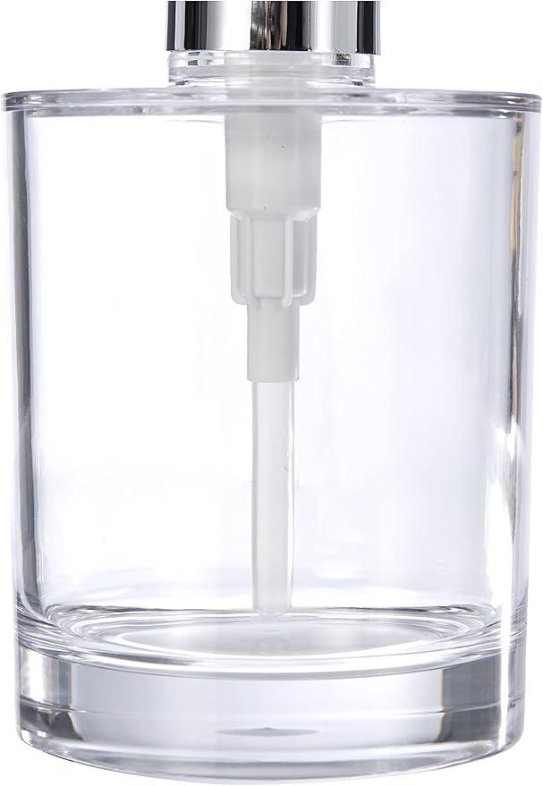 RIDDER Soap Dispenser Windows Transparent, Acryl, 8.3 x 8.3 x 15.8 cm