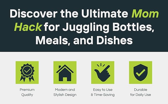 Premium Dual Brush Sink Organizer – Holds 2 Dish Brushes & Sponge, Strong 3-Suction Cup Base, Rust-Resistant Powder Coating, Elevated Drain-Friendly Design (7.2×2.6×3 in, Black)