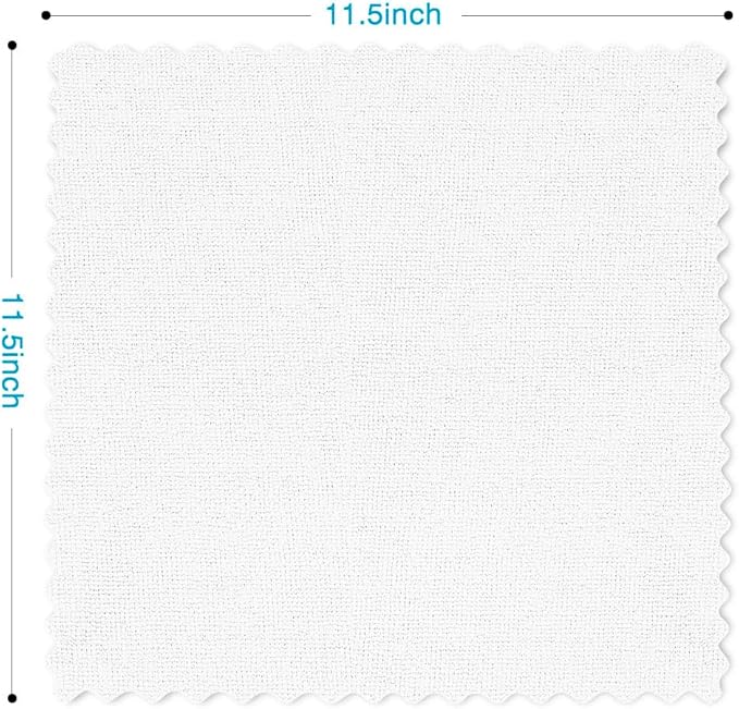 Orighty Cleaning Cloths, Shop Towels 100 Pack, Shop Rags Reusable, Microfiber Cleaning Rags Bulk for Cars, Multi-Purpose Lint Free Towels for Automotive, Mechanic, Kitchen, 11.5’’ x 11.5’’, White