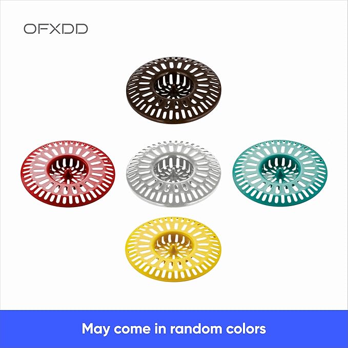 Kitchen Sink Drain Trap Basket - Bathroom Shower Hair Cover Strainer - Bath Tub Mesh Clear Traper Bathtub Trapper