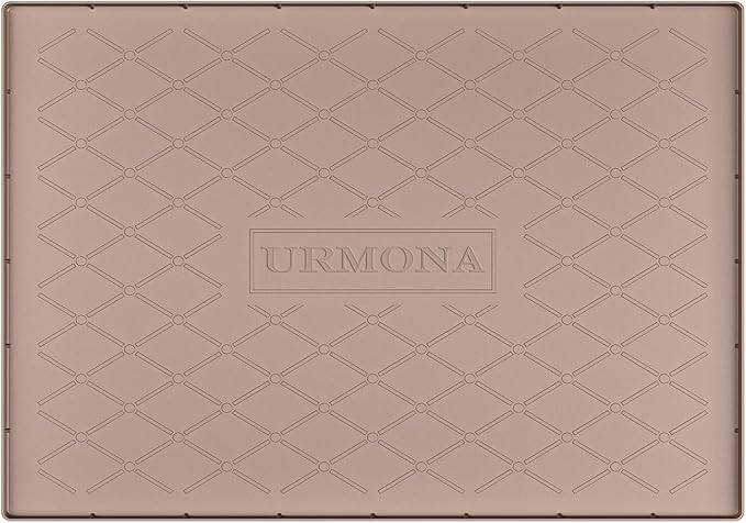 31" x 19" Waterproof Silicone Mat in Multiple Sizes & Colors, Khaki