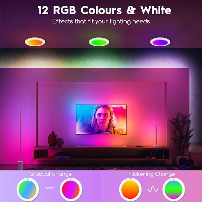 3 Pack Rechargeable Motion Sensor Ceiling Light with Remote, Wireless Battery Operated Closet Light with 13 Colors Changing, 0.55″ Magnetic Lights for Shower Bathroom Closet Hallway Pantry