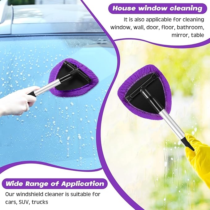 Baderke 10pc Windshield Cleaner Kit - Purple