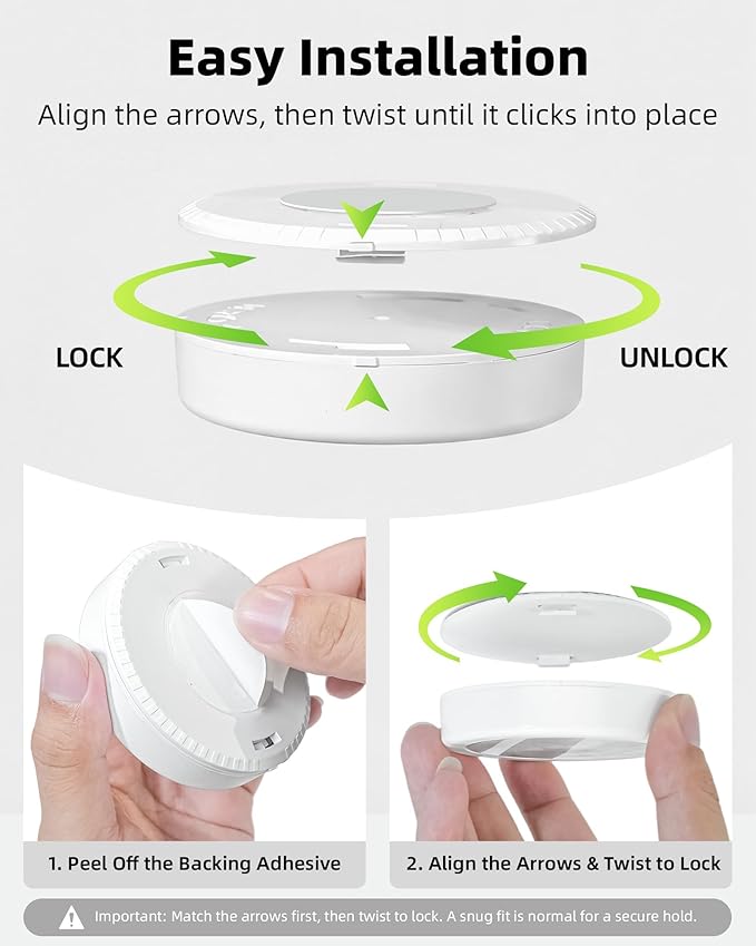 EZVALO LED Puck Lights, Rechargeable Battery Touch Light, 2.5'' Mini Tap Lights, Wireless Closet Light, Under Cabinet Lighting, 3 Color Temps, Stick On Lights Kitchen,Closet,Pantry(2 Pack)
