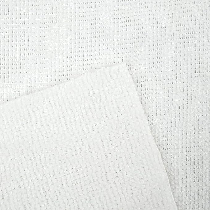 HAWOK Microfiber Cleaning Cloths, 11.8 x 11.8 inches, 50 Pack, Glass Car Window Dish Cloths, Reusable and Machine Washable, Lint-Free, White