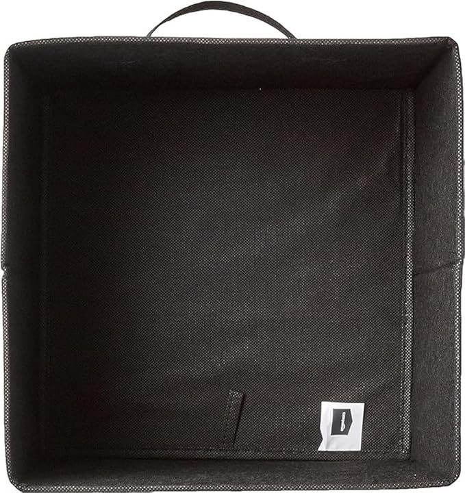 Amazon Basics Collapsible Fabric Storage Bins Organizer with Handles, Sturdy