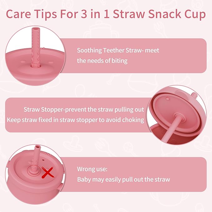 16 Pack Silicone Baby Feeding Set, BPA-Free Baby LED Weaning Supplies, Include Suction Plates, Baby Bowls, Silicone Fork & Spoon, and More, First Stage Baby Food Eating Utensils - 6+ Months(Pink, 16)