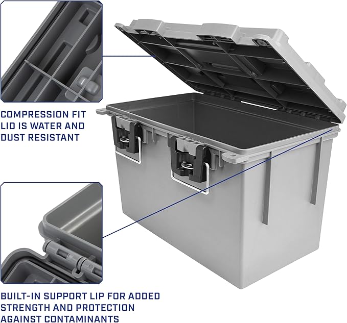 12766 XL Storage Bins With Lids, Mothers Day Gifts, Stackable Storage Bins