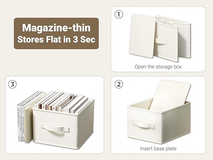 Fabric Storage Bins, Closet Bin Shelf Organizer Shelf Basket