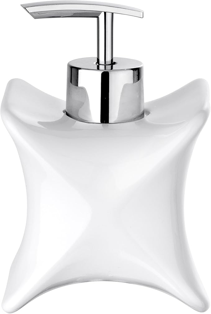 Wenko 21311100 X-Shaped Soap Dispenser White