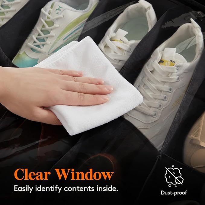 Under Bed Shoe Storage Organizer 1 Pack(16 Shoes Cells+4 Boots Cells)