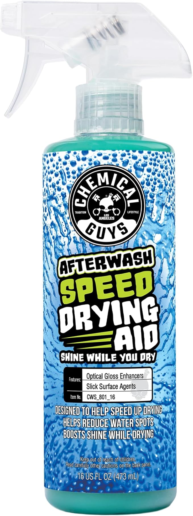Chemical Guys After Wash Sprayable Gloss Boosting Car Wash Drying Aid - 16 oz Car Detailing Spray Helps Reduce Water Spots, Adds Shine