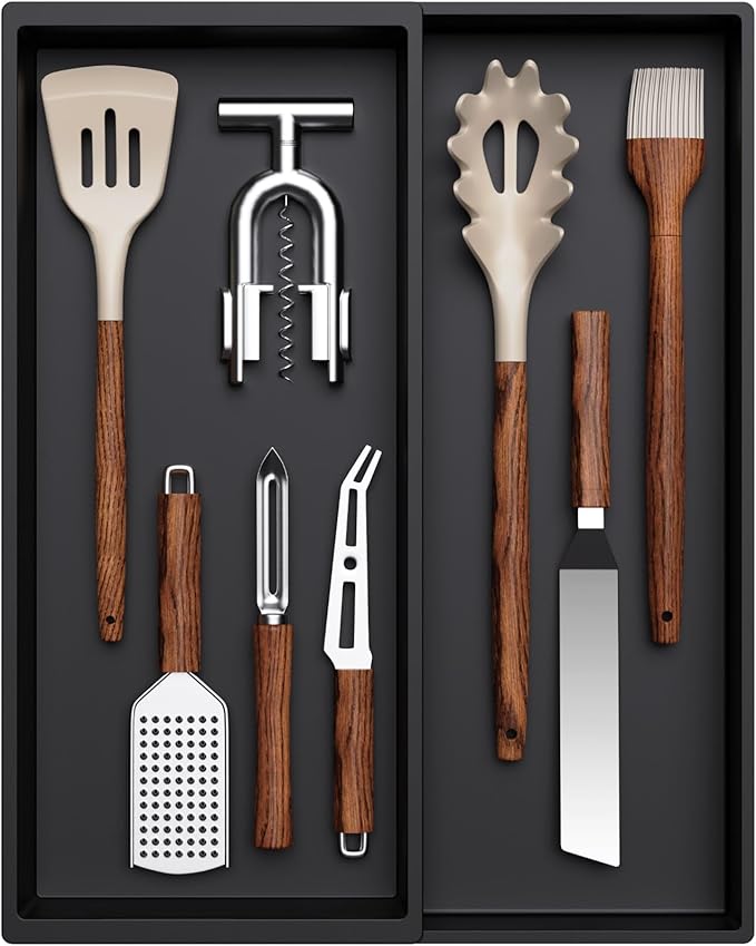 Lifewit Utensil Organizer for Kitchen Drawer, Expandable Cooking Silverware Tray, Adjustable Cutlery Flatware Holder