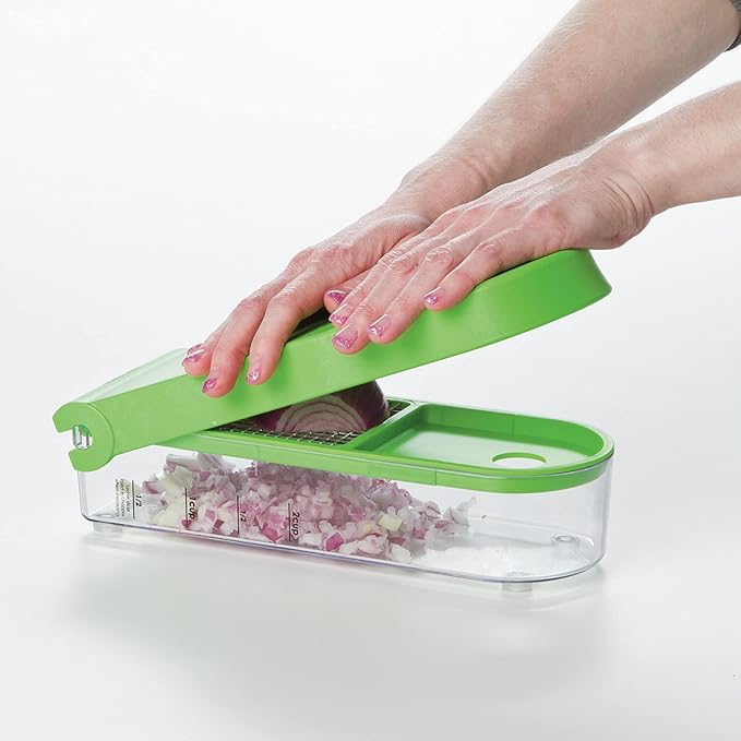 PrepWorks Onion Chopper – Green/White, Standard, for Quick and Easy Dicing and Chopping