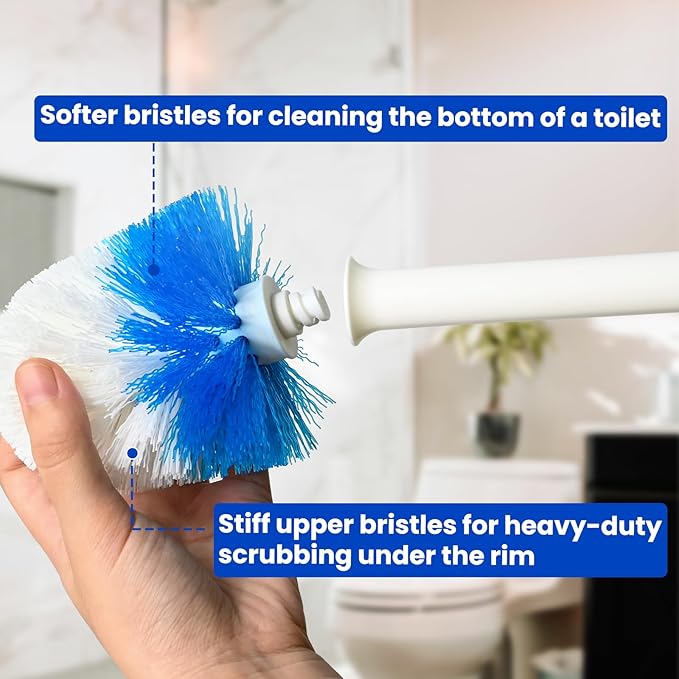 Toilet Brush Refills for OXO Toilet Brush, 2 Pack Toilet Brush Replacement Head
