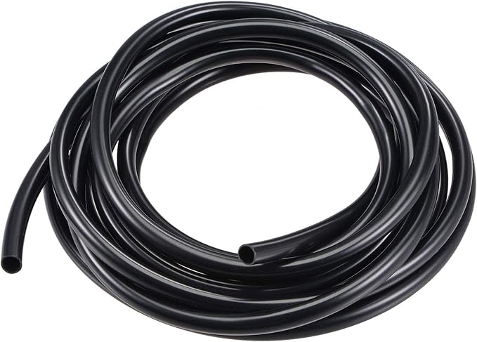uxcell Black PVC Tube Wire Harness Tubing, 5mm ID 10ft Sleeve for Wire Sheathing Wire Protection