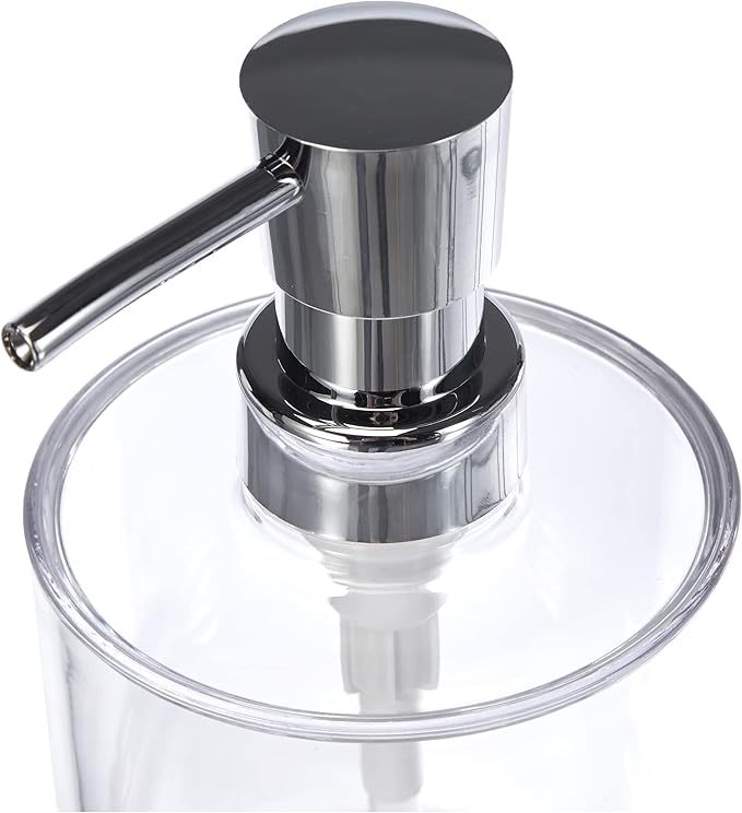 RIDDER Soap Dispenser Windows Transparent, Acryl, 8.3 x 8.3 x 15.8 cm