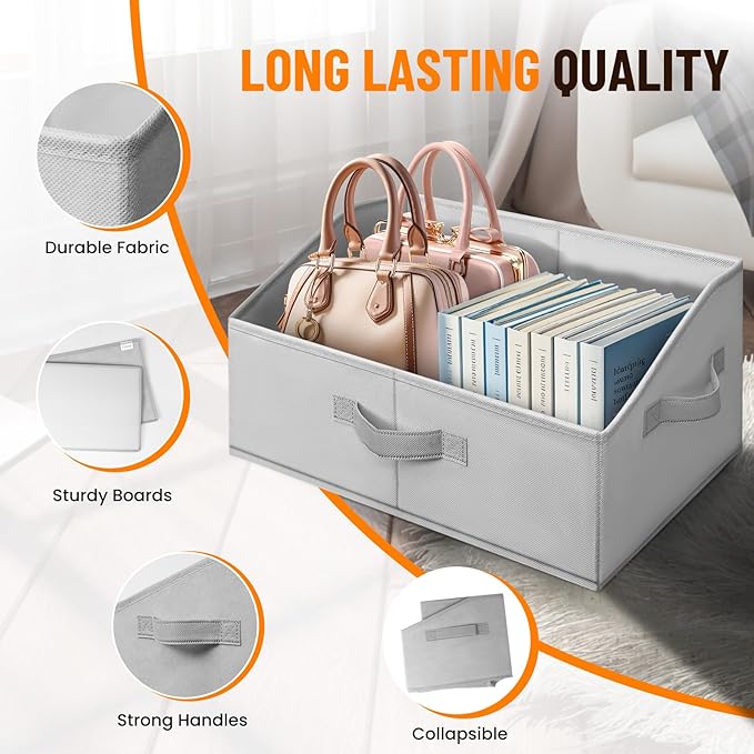 Extra Large Closet Organizers Bins 6 Pack