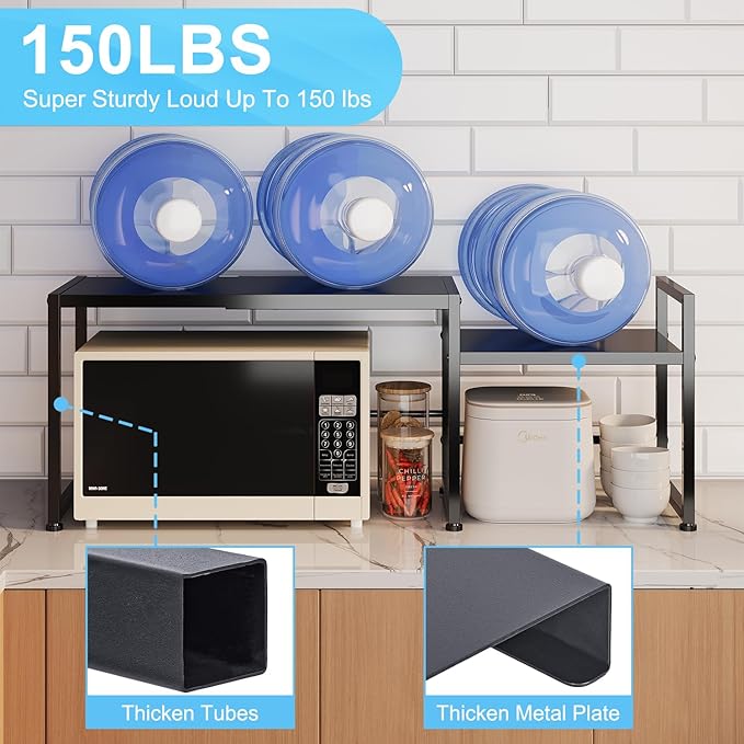 44.3 Inches Expandable Metal Storage Shelves