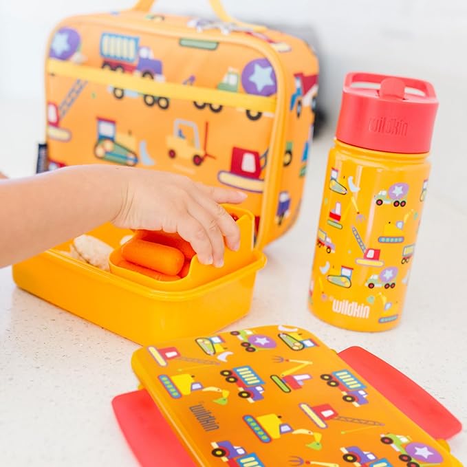 Wildkin Reusable Food Container for Kids – Airtight, Leak Resistant, Dishwasher Safe - Under Construction