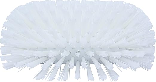 SPARTA Tank and Kettle Scrub Brush Heavy-Duty Tile Brush, Color-Coded and Handle Compatible (Sold Separately) for Optimal Access In Spacious Containers, Plastic, 5.25 X 7.5 Inches, White