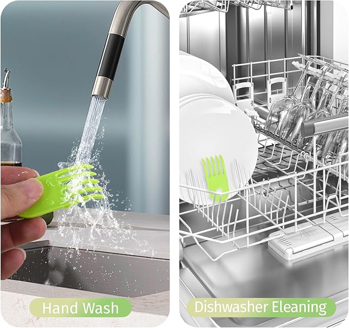 4pcs Vegetable Chopper Cleaning Tool Fork, Salad Onion Chopper Cleaning Tools Vegetable Cutter Cleaning Comb Cleaner Kitchen Tools for Fullstar Mueller Vidalia Chop Wizard Vegetable Chopper