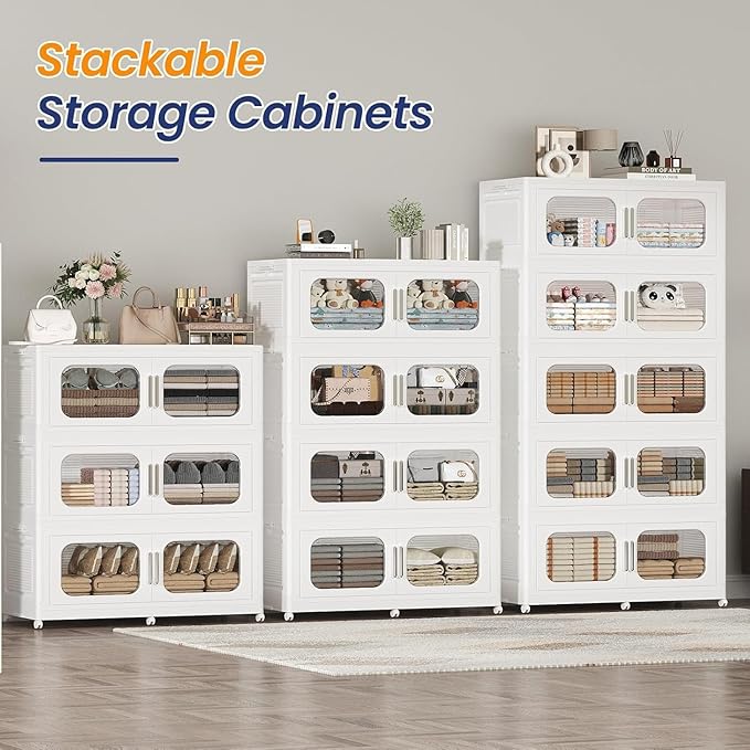 250Gal Exra Large Stackable Storage Bins with Lid