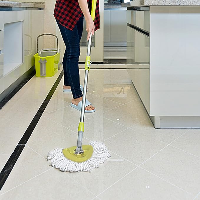 6 Pack EasyWring Spin Mop Refill - Compatible with O-Ceda, Microfiber Floor Spinning Heads Mop Head Replacement
