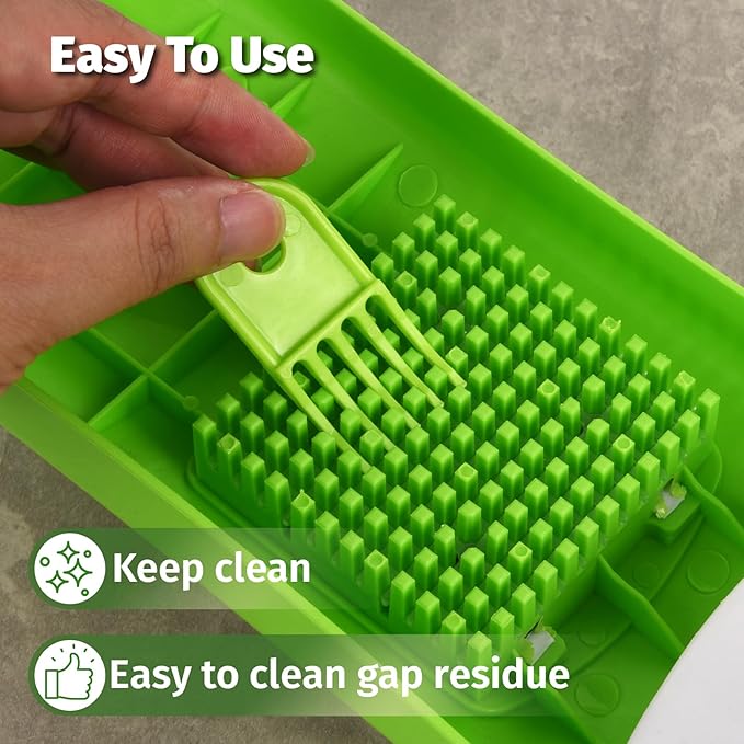 4pcs Vegetable Chopper Cleaning Tool Fork, Salad Onion Chopper Cleaning Tools Vegetable Cutter Cleaning Comb Cleaner Kitchen Tools for Fullstar Mueller Vidalia Chop Wizard Vegetable Chopper