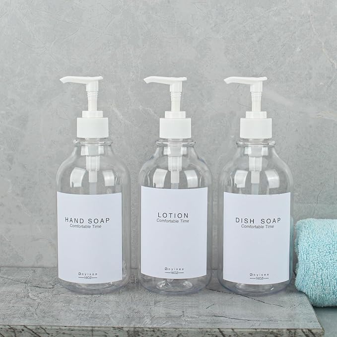 Shampoo and Conditioner Dispenser for Shower Wall,Shower Soap Dispenser 3 Chamber No Drill,Refillable for Shampoo Lotion Oil Shower Soap Hand Soap and Dish Soap…