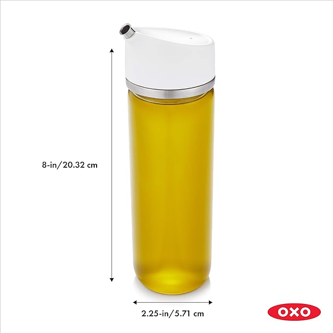 OXO Good Grips 12 oz Precision Pour Glass Oil Dispenser and Bottle Set