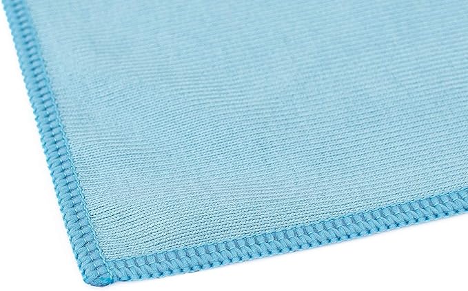 The Rag Company - Premium Window, Glass, Mirror & Chrome Detailing Towels - Professional Korean 70/30 Microfiber Blend, Lint-Free, Streak-Free, 350gsm