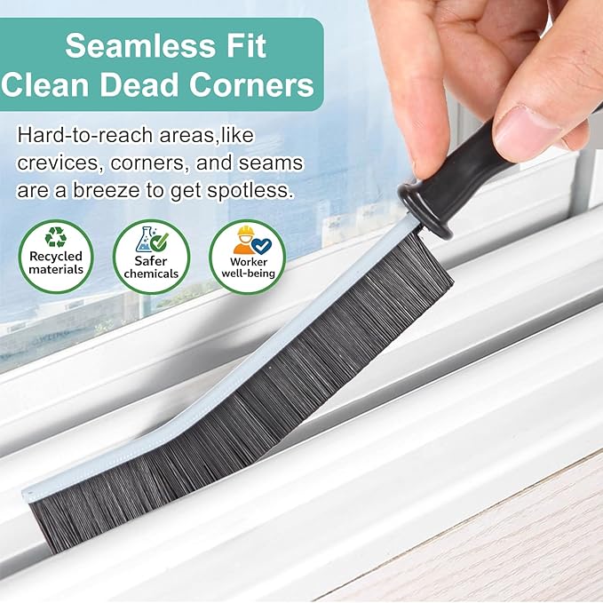 2026 Crevice Brush - 3pc - Grout Cleaning for Tiles, Kitchen, Bathroom