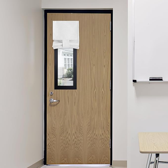 RYB HOME Classroom Door Window Cover, Privacy Sunlight Shades for Classroom Windows and Doors Cover Lockdown Shades