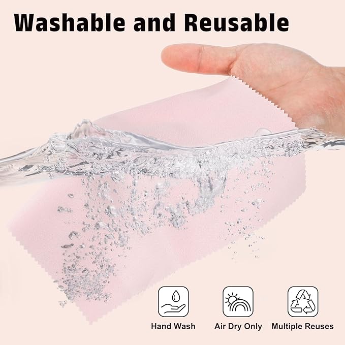 uxcell 12 Pcs Microfiber Cleaning Cloth for Glasses, 8 x 8 Inch Eyeglass Cleaning Cloth, Glasses Cleaner Wipes for Electronics Lenses Screens Cameras Cell Phones, Black