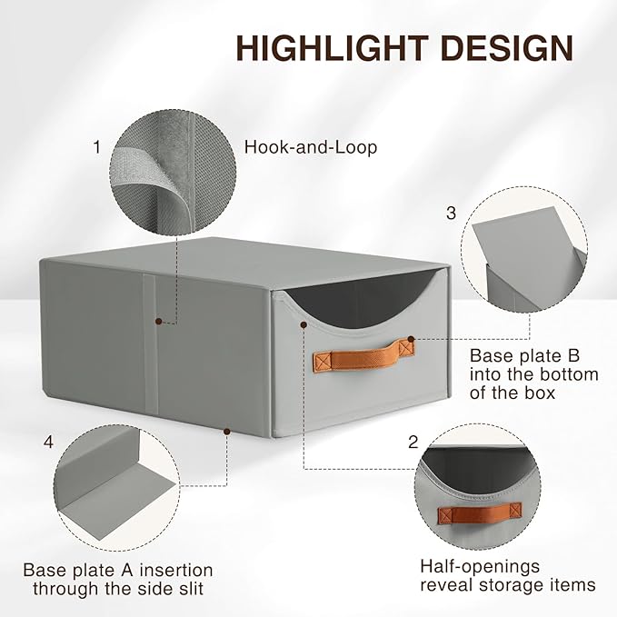 Large Closet Organizers, Closet Storage Drawers for Clothes