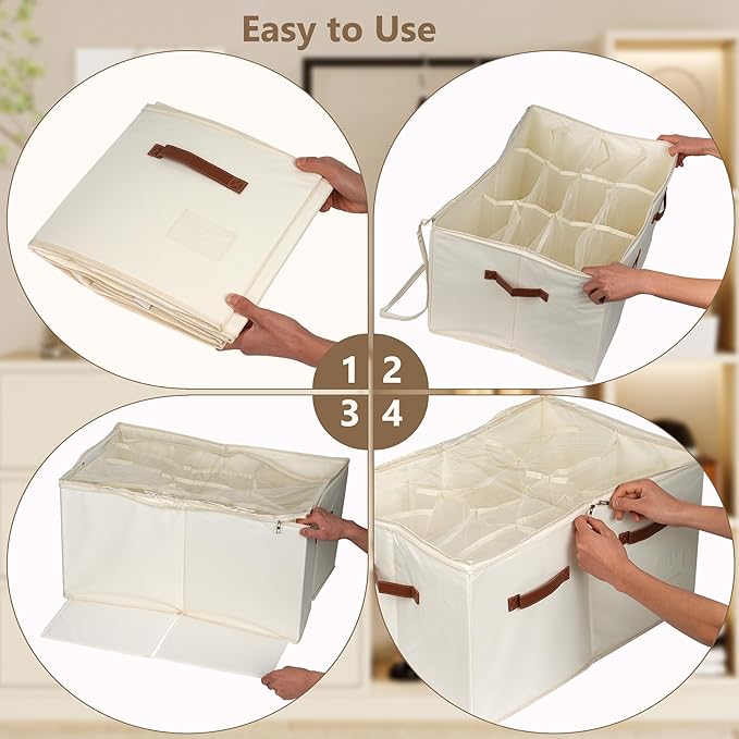 Shoe Organizer for Closet, Fit 12-24 Pairs