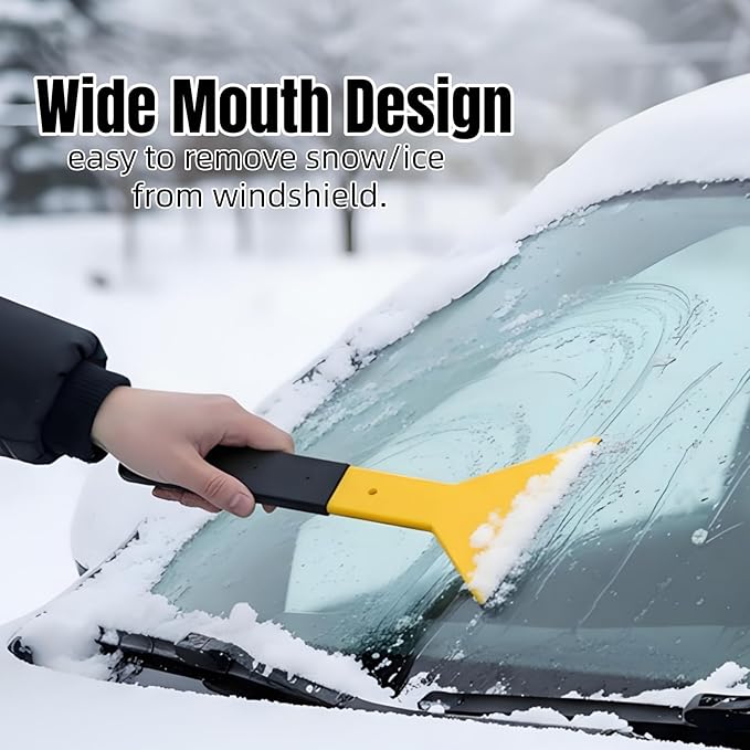 4 Pieces Window Tint Tools, Long Handle Bulldozer Squeegee Scrubber Paddle Squeegee