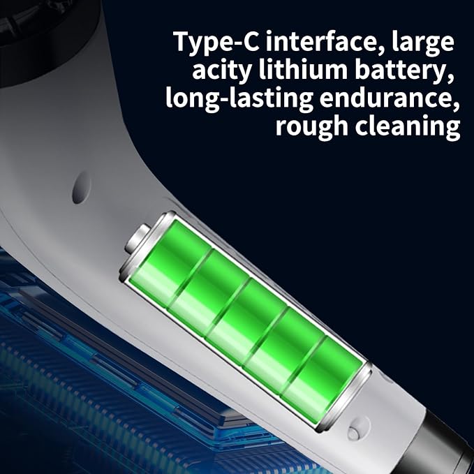 Rechargeable Electric Spin Scrubber, Waterproof Power Cleaner with 7 Brush Heads,1 Window Squeegee,2 Speeds Adjustable Long Handle for Bathroom, Floor